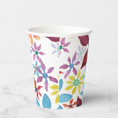 Water Color Flowers Paper Cup Pappbecher (Rechts)