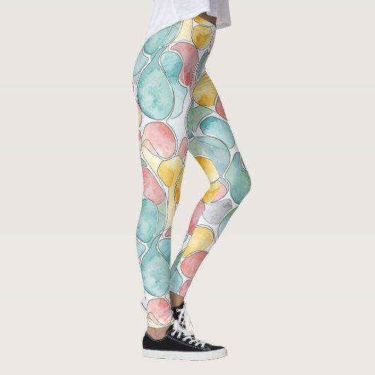 Water color pattern leggings (Rechts)
