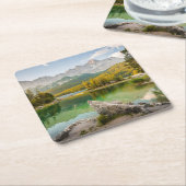 Water | Dachstein Mountains Lake Germany Rechteckiger Pappuntersetzer (angewinkelt)