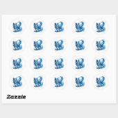 Water Dog Fantasy Sticker (Blatt)