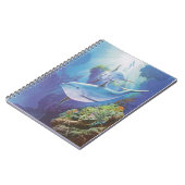 Water Dolphin Spiral Notebook Notizblock (Linke Seite)