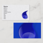 water_drop_2_Vector_Clipart Visitenkarte (Vorne/Hinten)