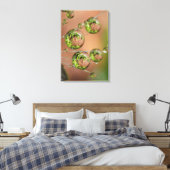 Water Droplet Reflektion Leinwanddruck (Insitu (Schlafzimmer))