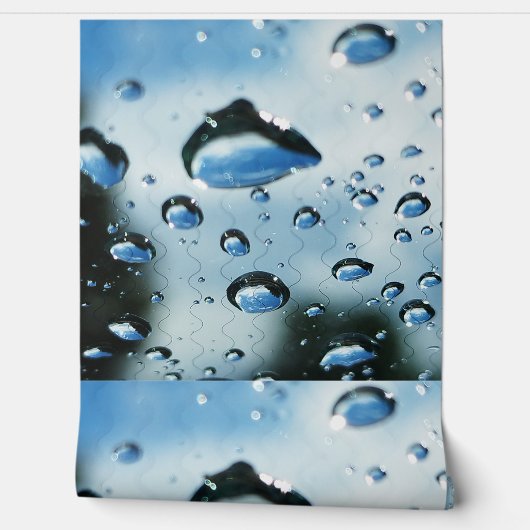 Water Drops Tapete (Abrollen)