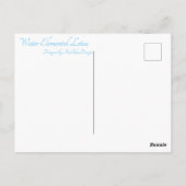 Water Elemental Postkarte (Rückseite)