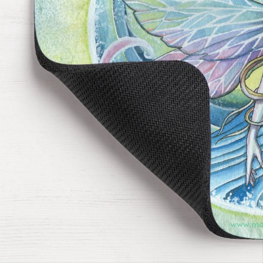 Water Fairy Art Mousepad von Molly Harrison (Ecke)