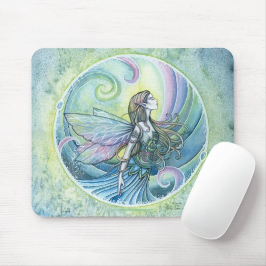 Water Fairy Art Mousepad von Molly Harrison (Mit Mouse)