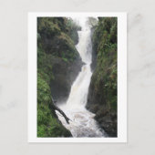 Water Falls Fast Postkarte (Vorderseite)