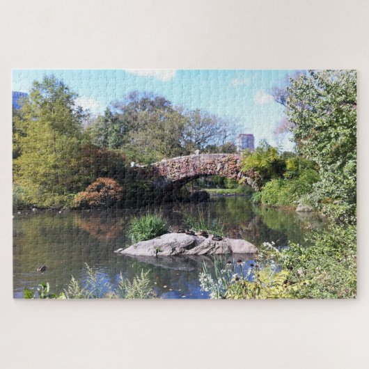 Water Feature Central Park New York Puzzle (Horizontal)