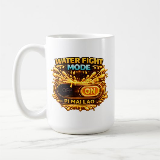 Water Fight Mode ON (Gaming Style) Mug Kaffeetasse (Links)