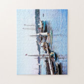 Water Front Put-In-Bay OH c1904 Puzzle (Vertikal)