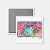 Water Girl Will dir Magnet (Vorderseite/Rückseite)