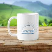 Water Good Day Blue Minimal Mug Kaffeetasse