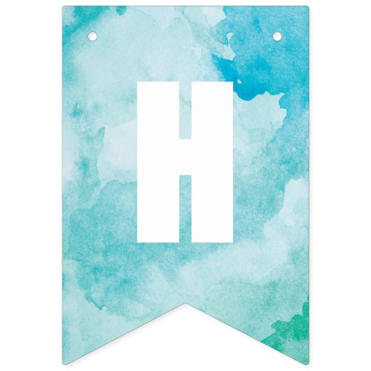 Water Gun Boy zum Geburtstag Wimpelkette (Zweite Fahne)