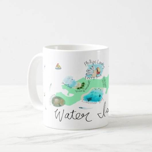 Water Island Kaffeetasse (Vorderseite Links)