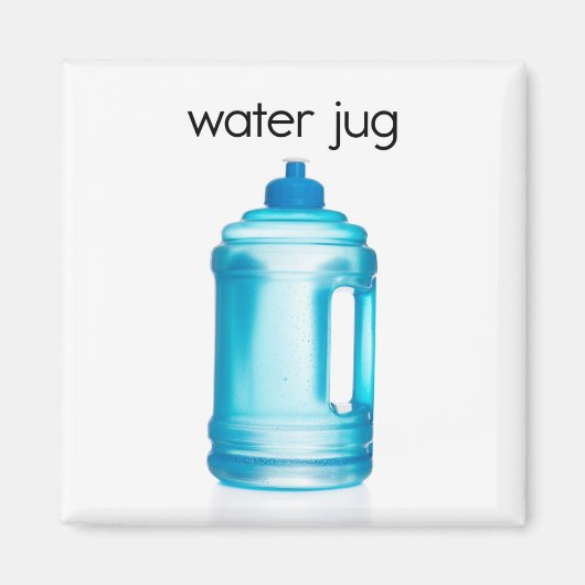Water Jug Kühlschrank Magnet (Vorne)