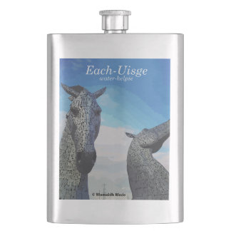 Water Kelpies - Jeder Uisge schottisch-gälisch Flachmann