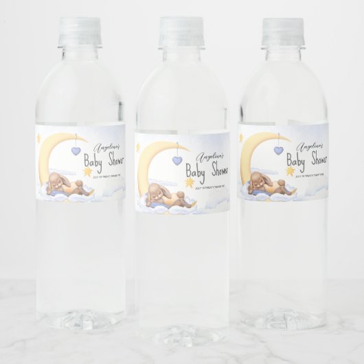 Water Labels for baby shower. Wasserflaschenetikett (Flaschen)