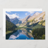 Water | Lake Alpsee Switzerland Dankeskarte (Vorne/Hinten)