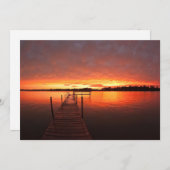 Water | Lake Minnetonka, Minnesota Dankeskarte (Vorne/Hinten)