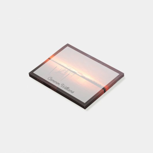 Water | Lake Minnetonka, Minnesota Post-it Klebezettel (angewinkelt)