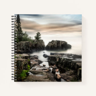 Water Lake Superior Grand Marais, Minnesota Notizblock