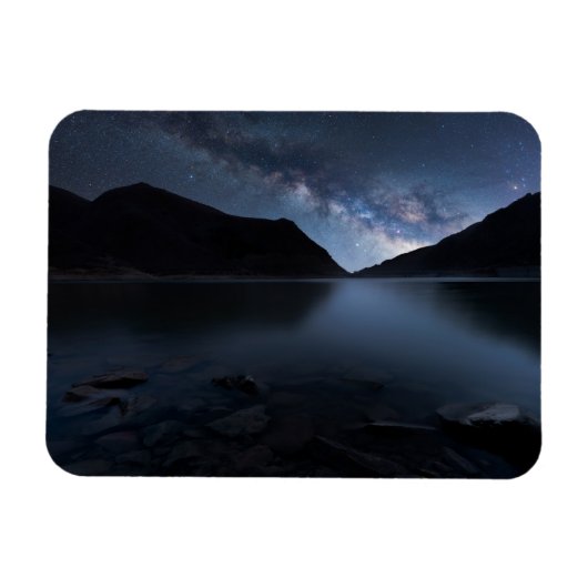 Water | Lakeshore at Night Magnet (Horizontal)