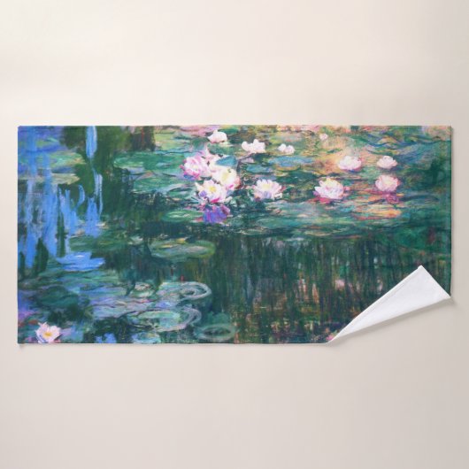 Water Lilie von Claude Monet Badehandtuch (Badehandtuch)