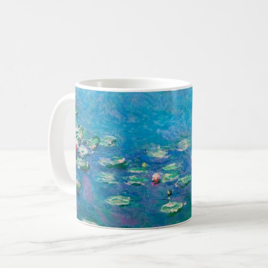 Water Lilie von Claude Monet Kaffeetasse (Vorderseite Links)