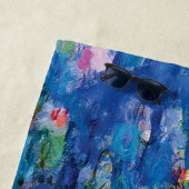Water Lilie von Claude Monet Strandtuch (Beispiel)