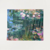 Water Lilie von Claude Monet Wandteppich (Vorderseite (Horizontal))