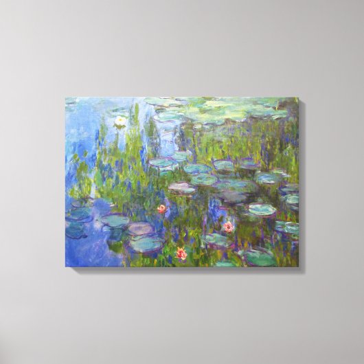 Water Lilies, 1915 Claude Monet cool, Leinwanddruck (Vorderseite)