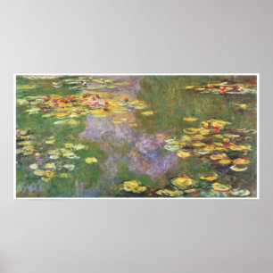 Water-Lilies, 1915; Öl auf Leinwand Poster