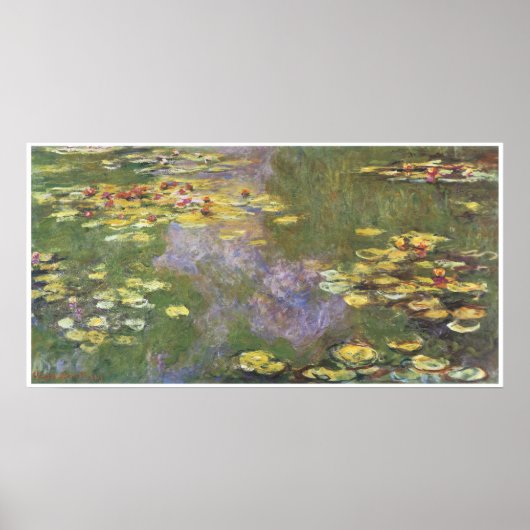 Water-Lilies, 1915; Öl auf Leinwand Poster (Vorne)