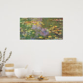 Water-Lilies, 1915; Öl auf Leinwand Poster (Küche)