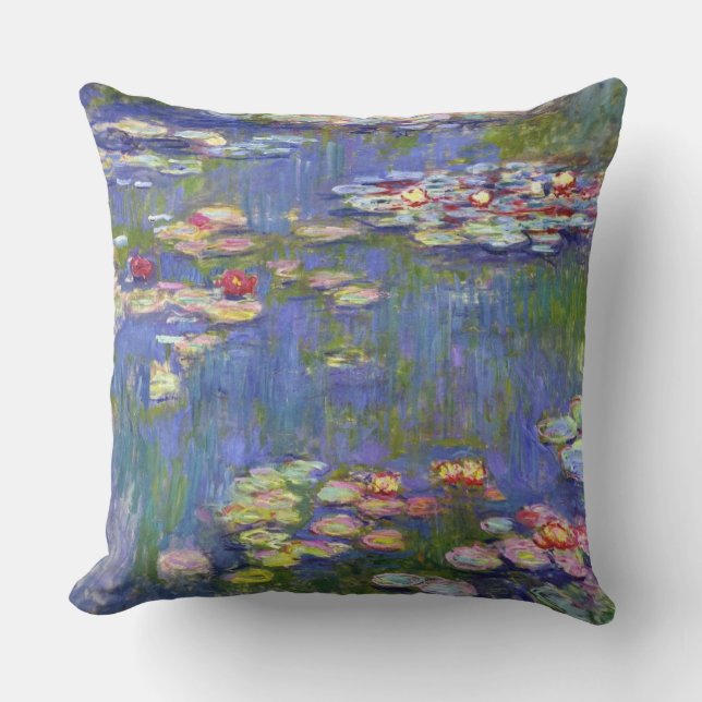 Water Lilies 1916 Claude Monet Kunst Kissen Für Draußen (Vorderseite)