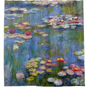Water Lilies 1916 von Claude Monet Duschvorhang