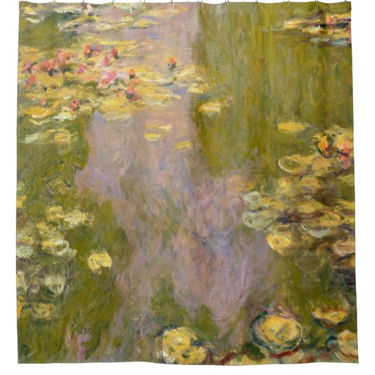 Water Lilies 1919 Claude Monet Duschvorhang (Vorderseite)