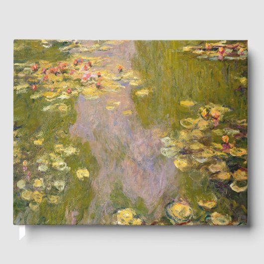 Water Lilies 1919 Claude Monet Gästebuch (Vorderseite)