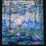 Water Lilies (1919), Claude Monets berühmtes Kunst Duschvorhang<br><div class="desc">Claude Monets berühmtes französisches Impressionistisches Gemälde, Water Lilies (1919).</div>