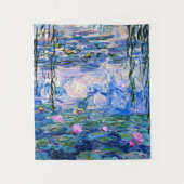 Water Lilies, 1919 Gemälde von Claude Monet Wandteppich (Vorderseite)
