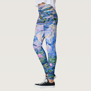 Water Lilies, 1919, Gemälde von Monet Leggings