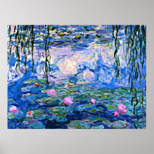 Water Lilies, 1919, Gemälde von Monet Poster