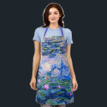 Water Lilies, 1919, Gemälde von Monet Schürze<br><div class="desc">Water Lilies,  berühmtes Gemälde des Impressionisten Oscar-Claude Monet.</div>