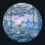 Water Lilies, 1919, von Claude Monet, Magnet<br><div class="desc">Claude Monets berühmtes Gemälde Water Lilies,  1919. Auch sehen Sie die passenden Vollfarben,  pinkisch-lila und monetblau.</div>