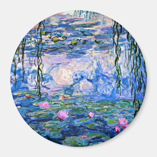 Water Lilies, 1919, von Claude Monet, Magnet (Vorne)