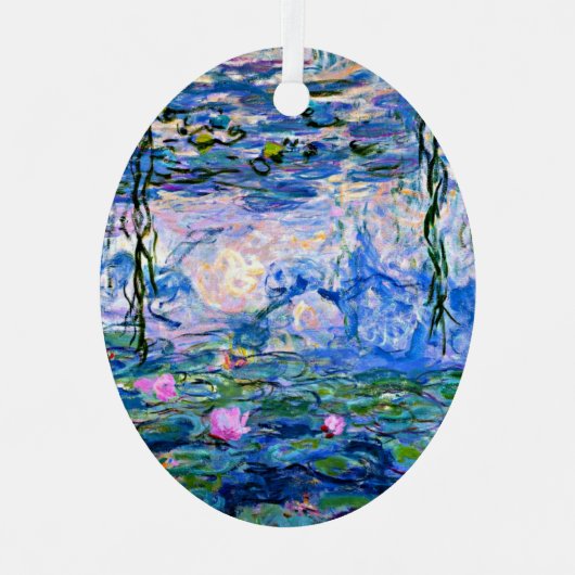 Water Lilies, 1919, von Claude Monet, Ornament Aus Metall (Vorderseite)