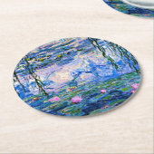 Water Lilies, 1919, von Claude Monet, Runder Pappuntersetzer (Angewinkelt)
