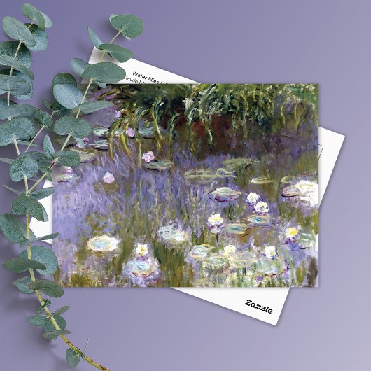 Water Lilies (1922) Claude Monet Postkarte