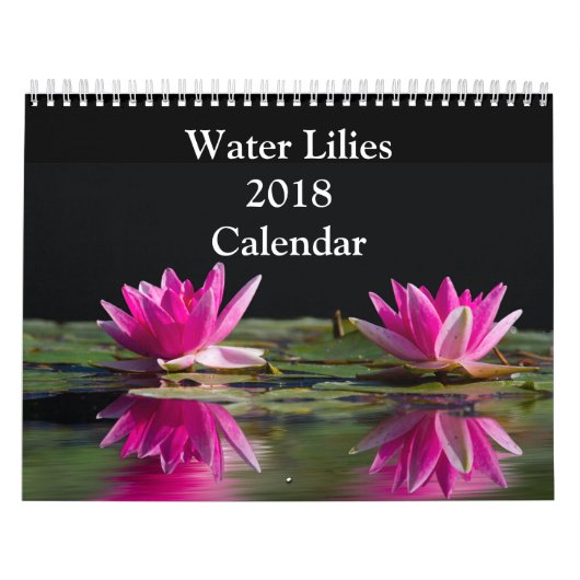 Water Lilies 2018 Kalender (Titelbild)